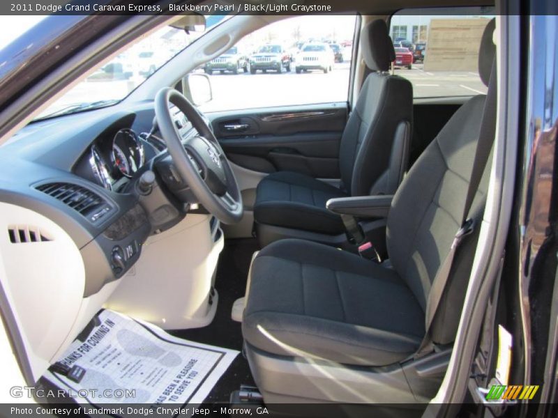 Blackberry Pearl / Black/Light Graystone 2011 Dodge Grand Caravan Express