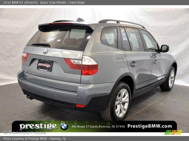 Space Gray Metallic / Sand Beige 2010 BMW X3 xDrive30i