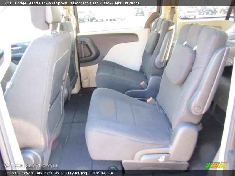 Blackberry Pearl / Black/Light Graystone 2011 Dodge Grand Caravan Express