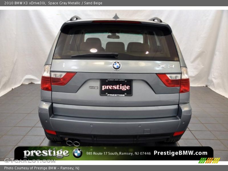 Space Gray Metallic / Sand Beige 2010 BMW X3 xDrive30i