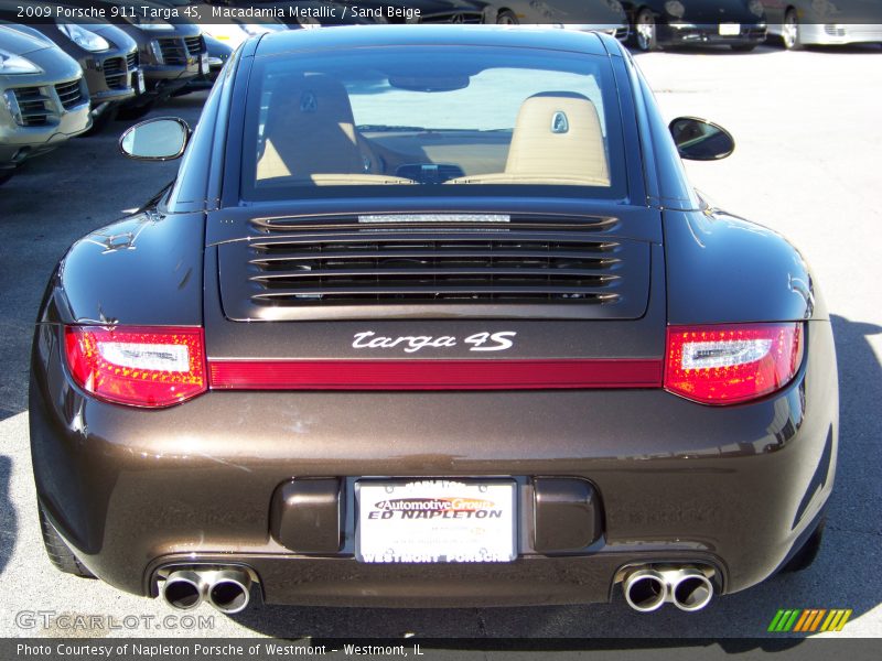 Macadamia Metallic / Sand Beige 2009 Porsche 911 Targa 4S