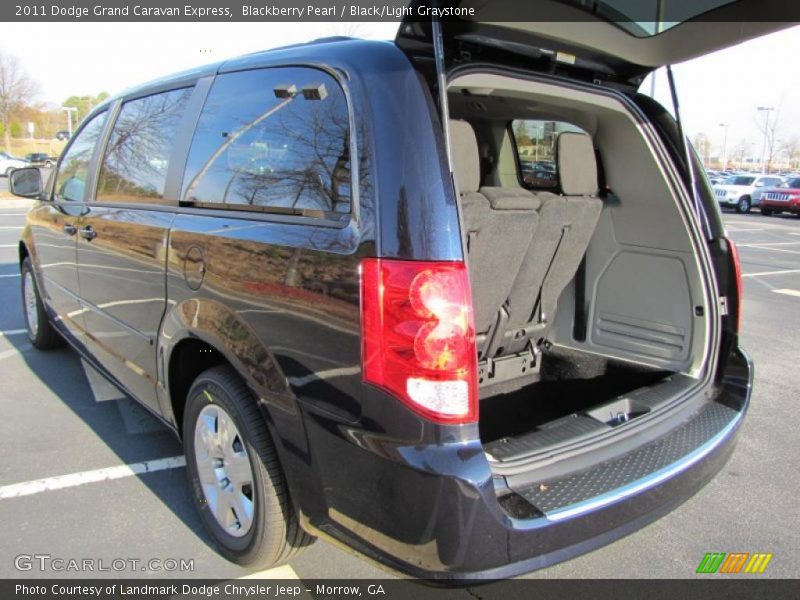 Blackberry Pearl / Black/Light Graystone 2011 Dodge Grand Caravan Express