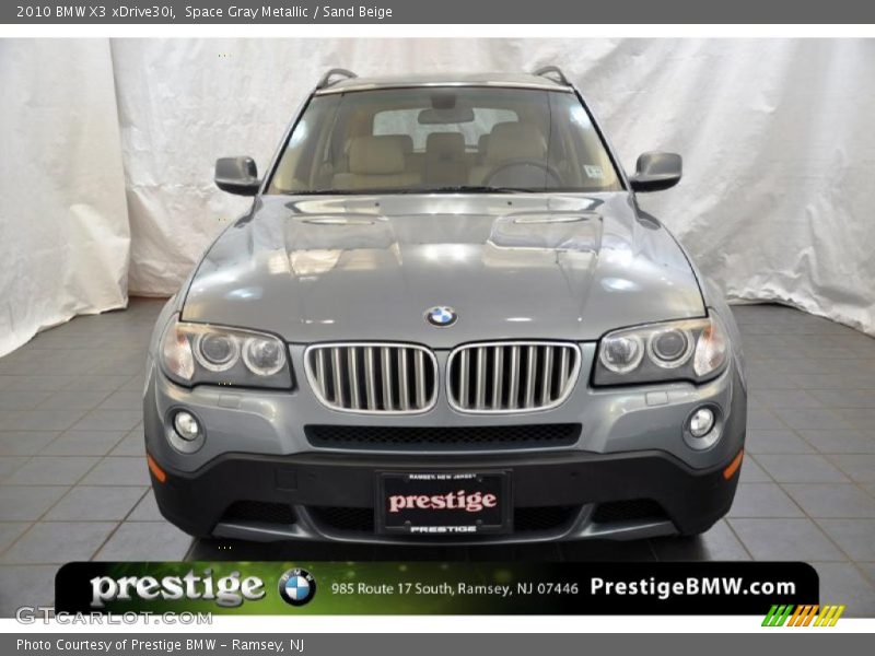 Space Gray Metallic / Sand Beige 2010 BMW X3 xDrive30i