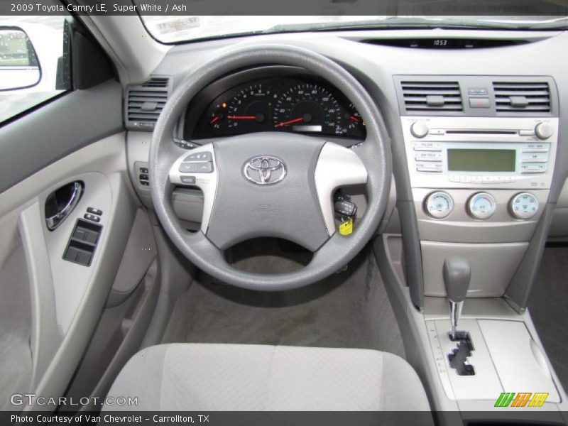 Super White / Ash 2009 Toyota Camry LE