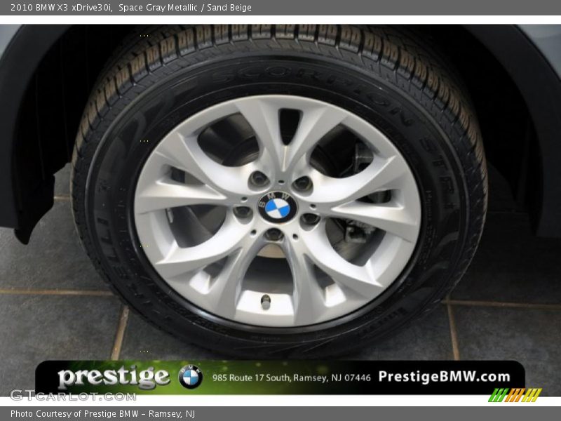 Space Gray Metallic / Sand Beige 2010 BMW X3 xDrive30i