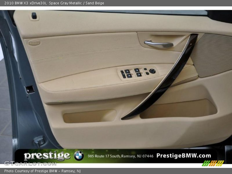 Space Gray Metallic / Sand Beige 2010 BMW X3 xDrive30i