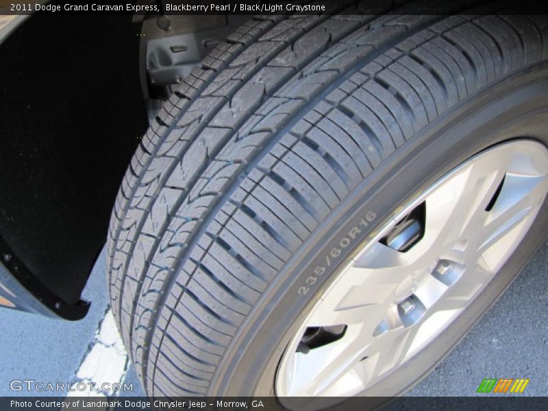 Blackberry Pearl / Black/Light Graystone 2011 Dodge Grand Caravan Express