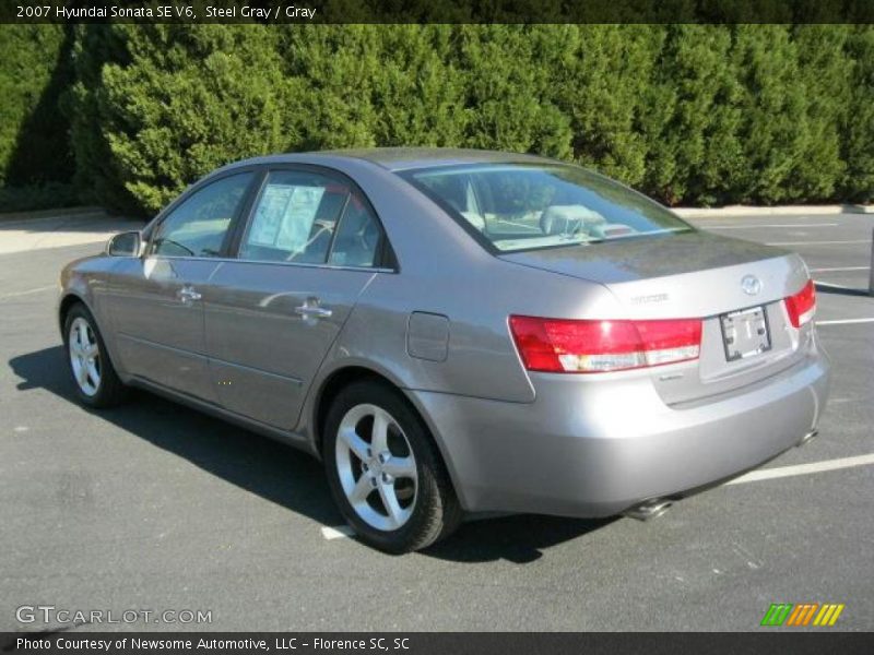 Steel Gray / Gray 2007 Hyundai Sonata SE V6