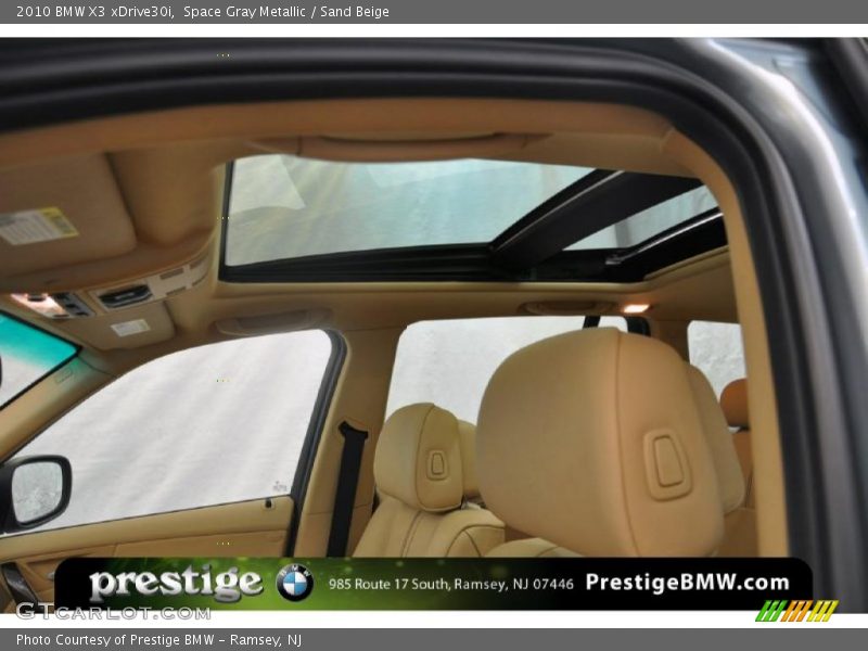 Space Gray Metallic / Sand Beige 2010 BMW X3 xDrive30i