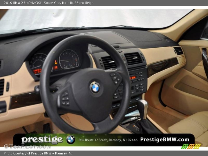 Space Gray Metallic / Sand Beige 2010 BMW X3 xDrive30i