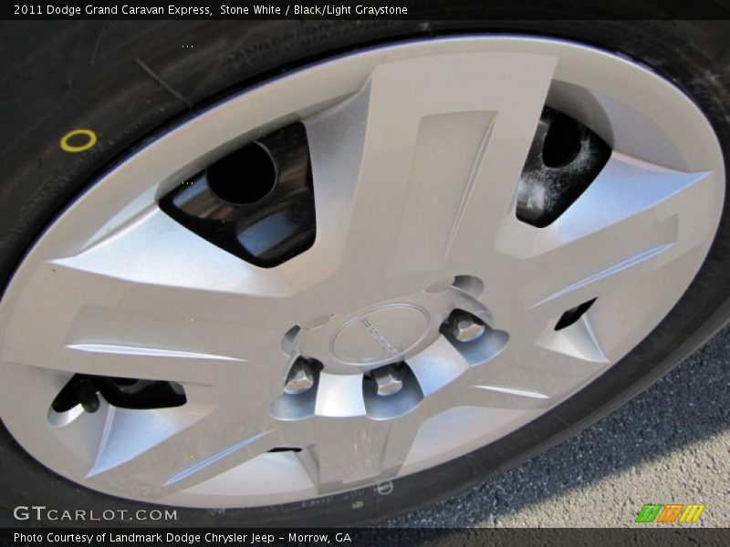 Stone White / Black/Light Graystone 2011 Dodge Grand Caravan Express