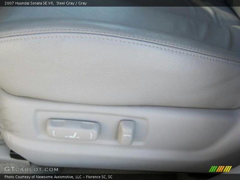 Steel Gray / Gray 2007 Hyundai Sonata SE V6