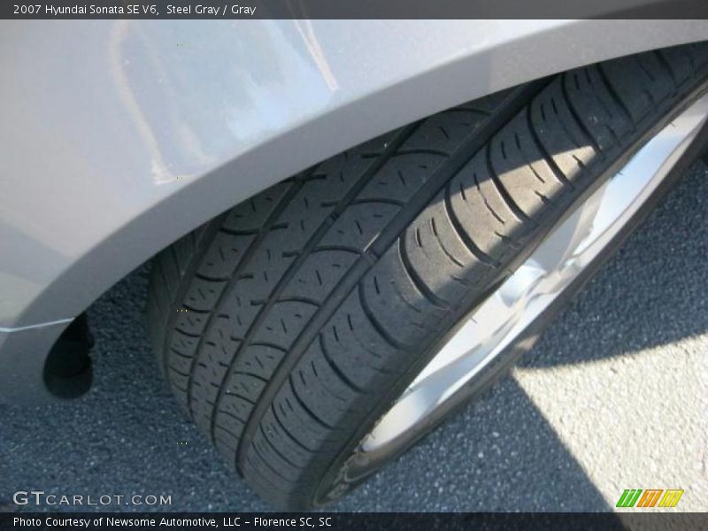 Steel Gray / Gray 2007 Hyundai Sonata SE V6