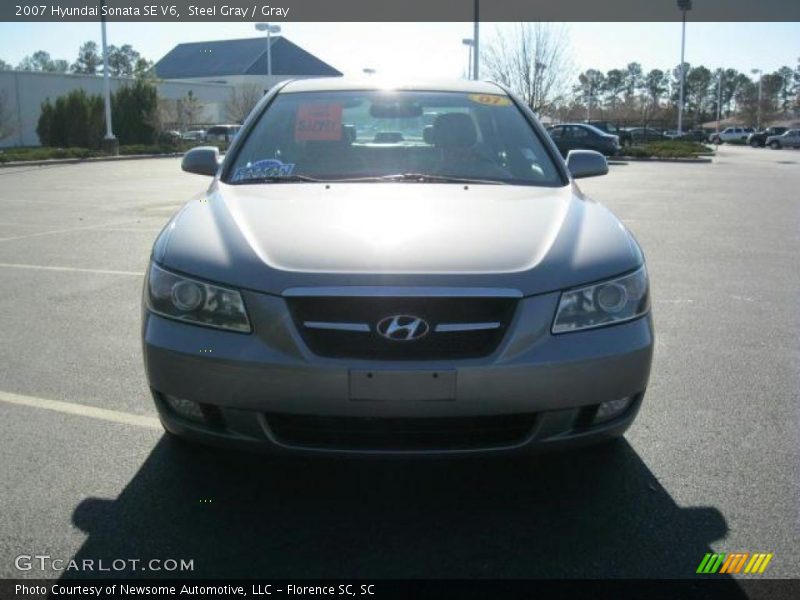 Steel Gray / Gray 2007 Hyundai Sonata SE V6