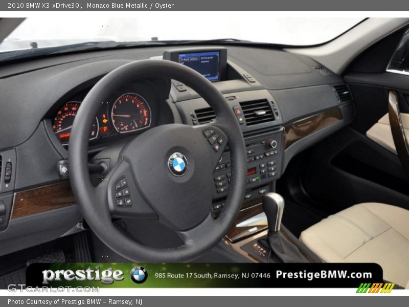 Monaco Blue Metallic / Oyster 2010 BMW X3 xDrive30i