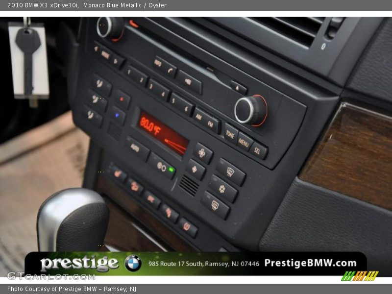 Monaco Blue Metallic / Oyster 2010 BMW X3 xDrive30i
