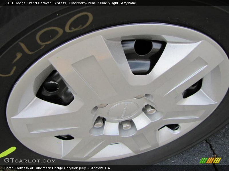 Blackberry Pearl / Black/Light Graystone 2011 Dodge Grand Caravan Express