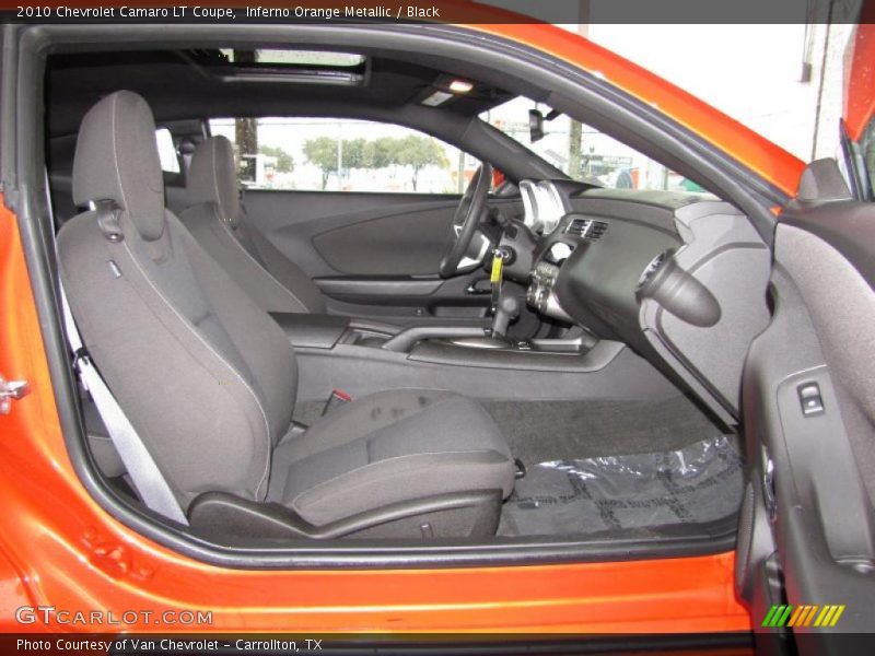 Inferno Orange Metallic / Black 2010 Chevrolet Camaro LT Coupe