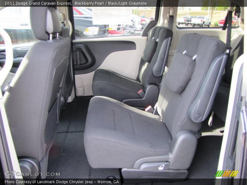 Blackberry Pearl / Black/Light Graystone 2011 Dodge Grand Caravan Express
