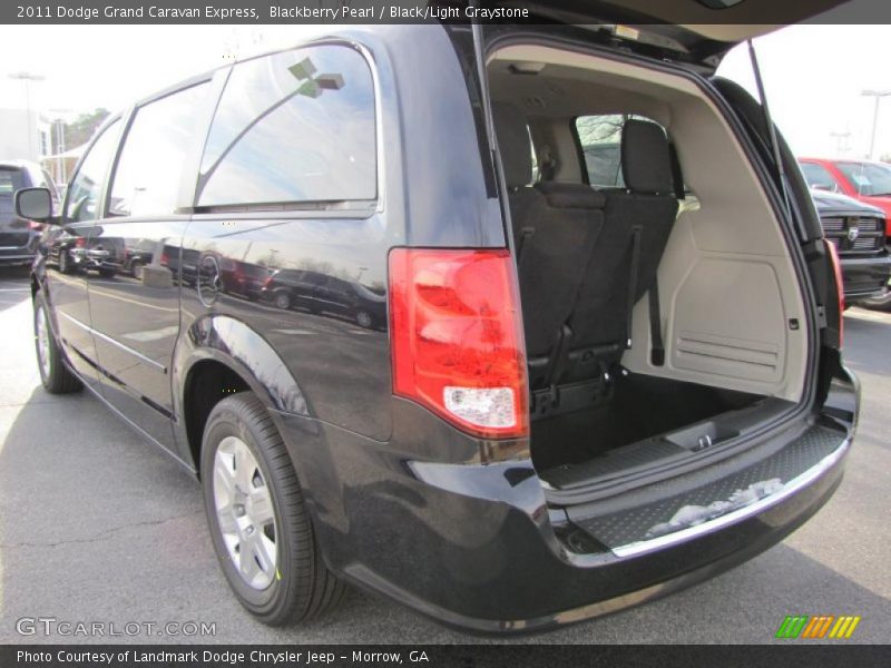 Blackberry Pearl / Black/Light Graystone 2011 Dodge Grand Caravan Express