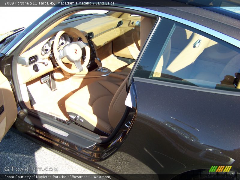 Macadamia Metallic / Sand Beige 2009 Porsche 911 Targa 4S