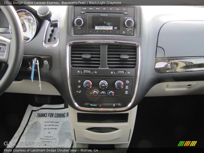 Blackberry Pearl / Black/Light Graystone 2011 Dodge Grand Caravan Express