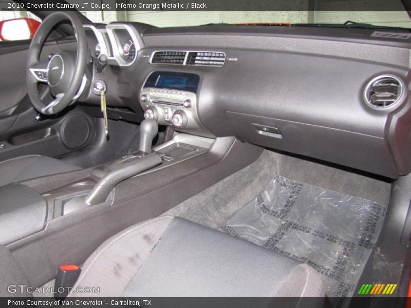 Inferno Orange Metallic / Black 2010 Chevrolet Camaro LT Coupe
