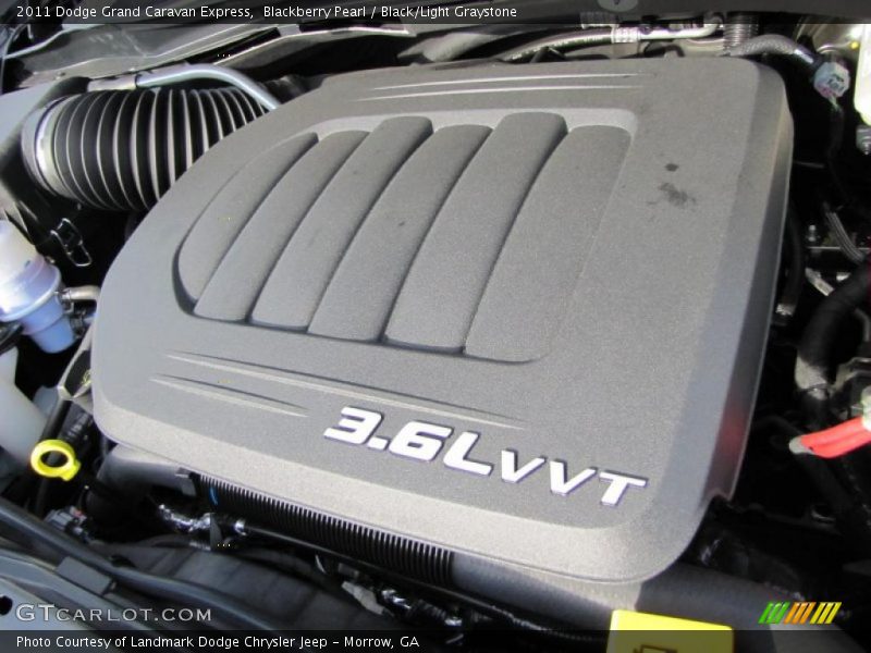 Blackberry Pearl / Black/Light Graystone 2011 Dodge Grand Caravan Express
