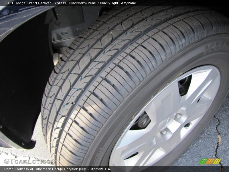 Blackberry Pearl / Black/Light Graystone 2011 Dodge Grand Caravan Express