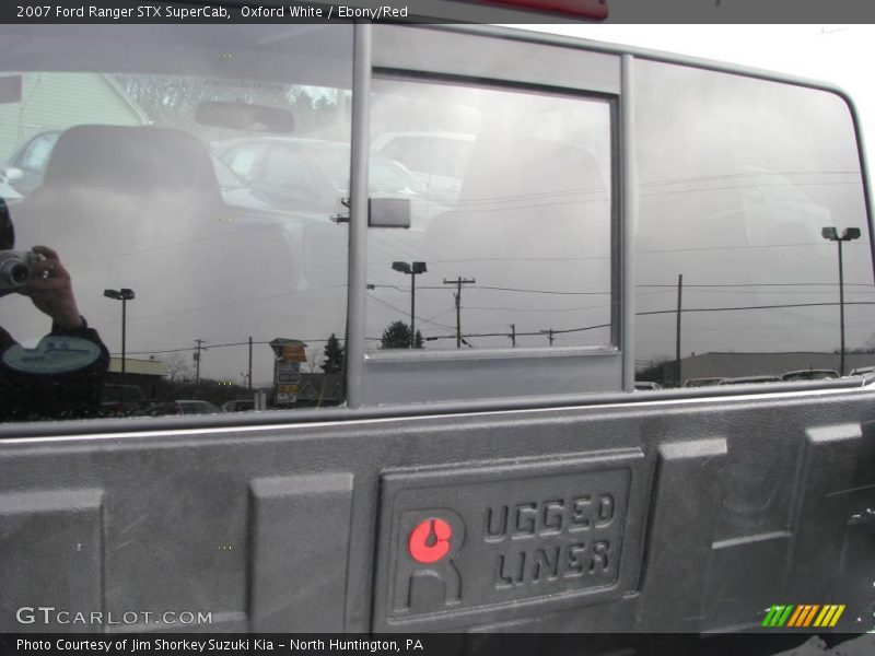 Oxford White / Ebony/Red 2007 Ford Ranger STX SuperCab
