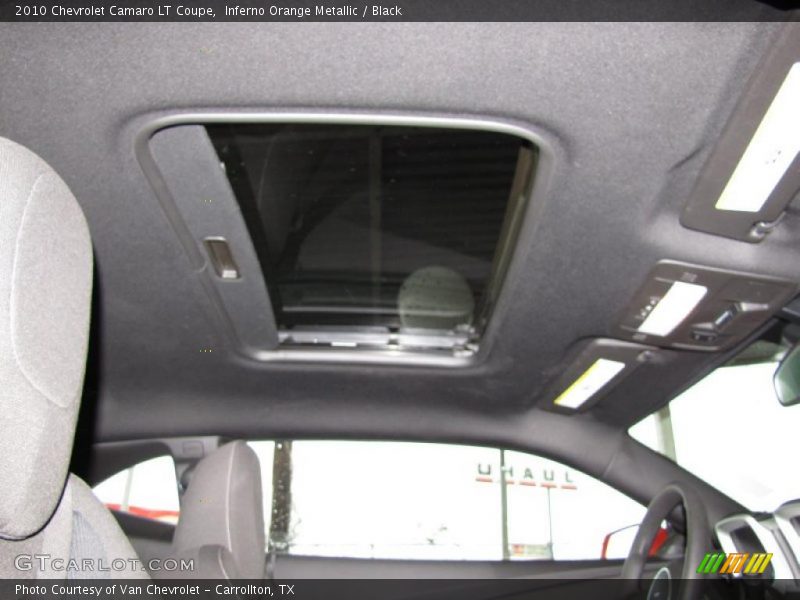 Inferno Orange Metallic / Black 2010 Chevrolet Camaro LT Coupe