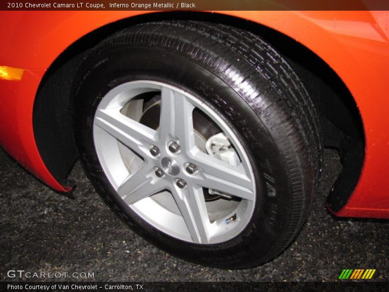 Inferno Orange Metallic / Black 2010 Chevrolet Camaro LT Coupe