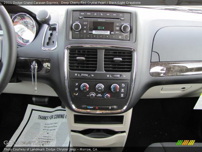 Controls of 2011 Grand Caravan Express