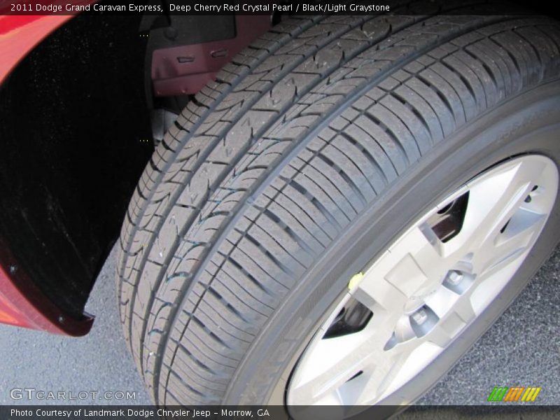 Deep Cherry Red Crystal Pearl / Black/Light Graystone 2011 Dodge Grand Caravan Express