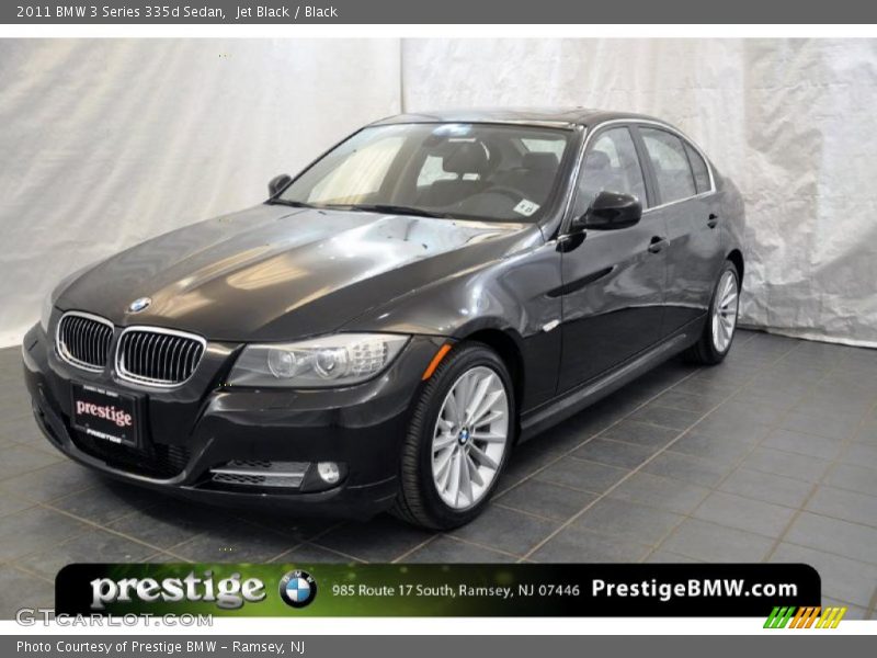 Jet Black / Black 2011 BMW 3 Series 335d Sedan