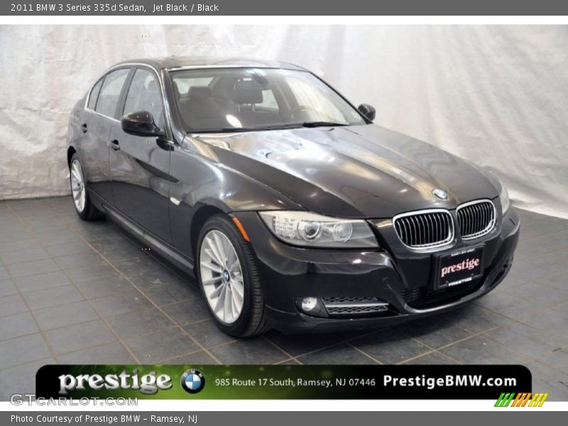 Jet Black / Black 2011 BMW 3 Series 335d Sedan