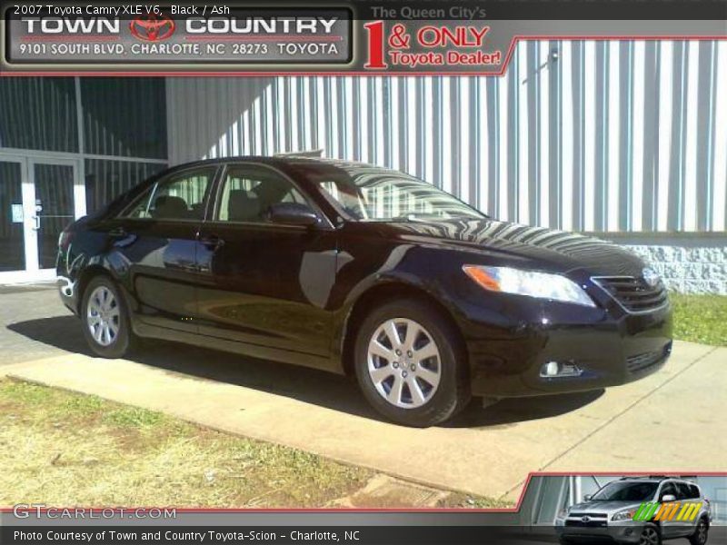 Black / Ash 2007 Toyota Camry XLE V6