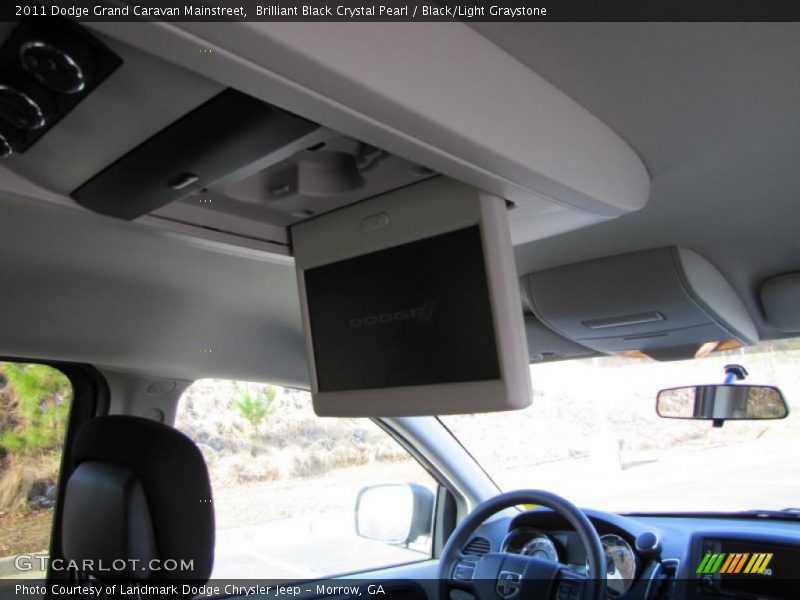 Brilliant Black Crystal Pearl / Black/Light Graystone 2011 Dodge Grand Caravan Mainstreet