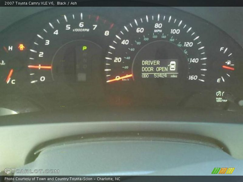 Black / Ash 2007 Toyota Camry XLE V6