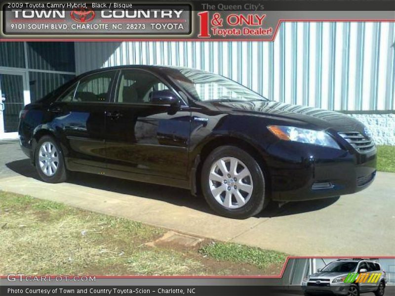 Black / Bisque 2009 Toyota Camry Hybrid