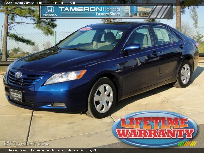 Blue Ribbon Metallic / Ash 2009 Toyota Camry