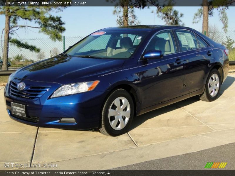 Blue Ribbon Metallic / Ash 2009 Toyota Camry