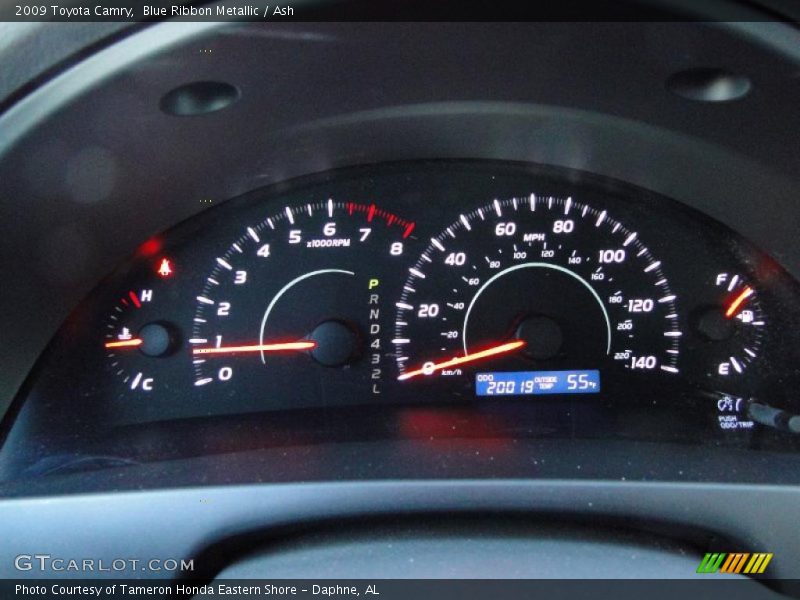 Blue Ribbon Metallic / Ash 2009 Toyota Camry