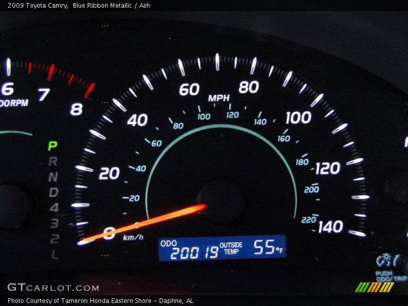 Blue Ribbon Metallic / Ash 2009 Toyota Camry