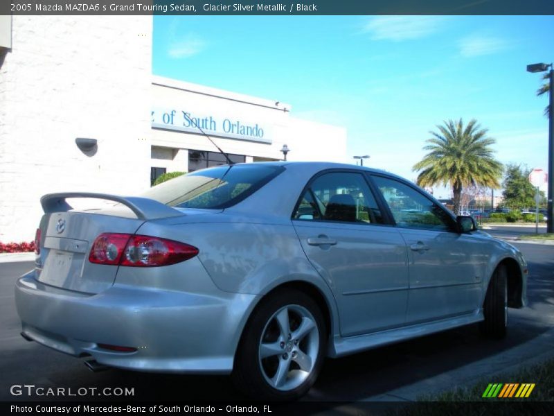 Glacier Silver Metallic / Black 2005 Mazda MAZDA6 s Grand Touring Sedan