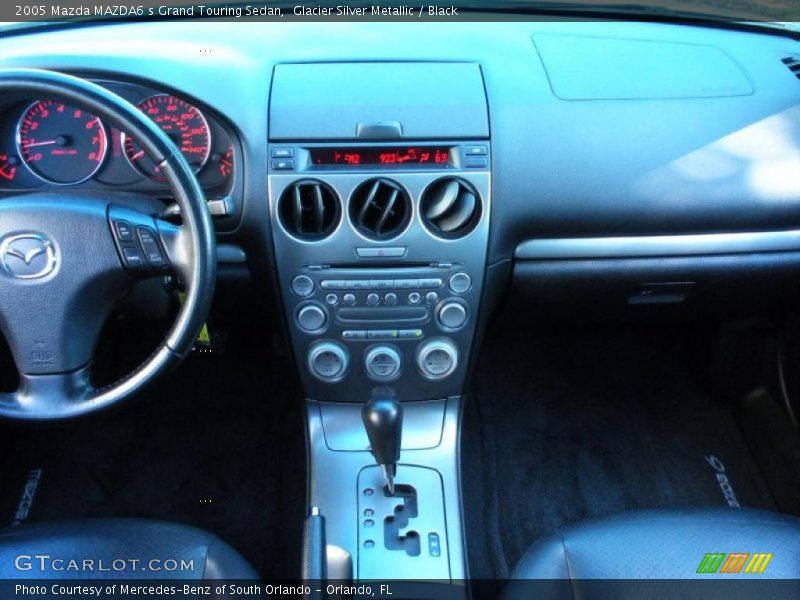 Glacier Silver Metallic / Black 2005 Mazda MAZDA6 s Grand Touring Sedan