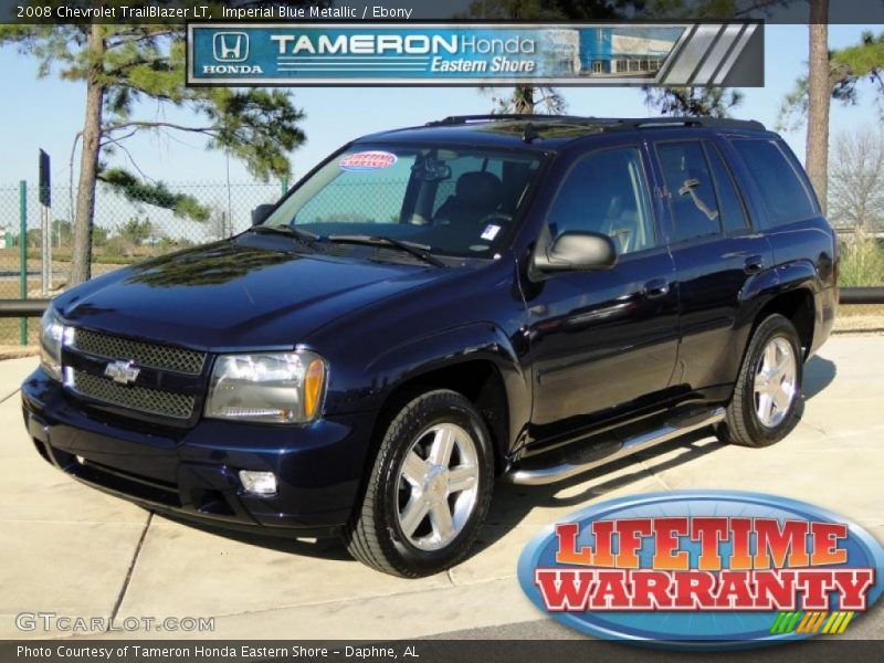 Imperial Blue Metallic / Ebony 2008 Chevrolet TrailBlazer LT