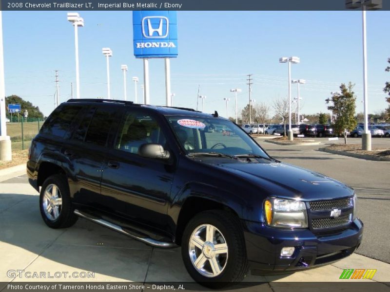 Imperial Blue Metallic / Ebony 2008 Chevrolet TrailBlazer LT