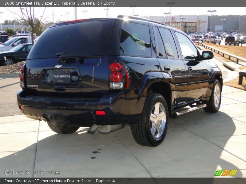Imperial Blue Metallic / Ebony 2008 Chevrolet TrailBlazer LT