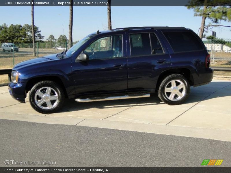 Imperial Blue Metallic / Ebony 2008 Chevrolet TrailBlazer LT